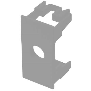 Imagem de Módulo Saída de Fio 10mm Habitat Black com 2 Peças - 4044 - FAME