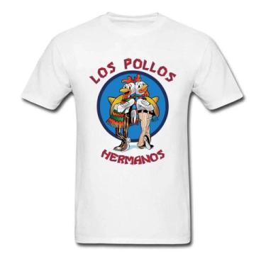 Imagem de Camisetas Breaking Bad Los Pollos Hermanos 3D - Manga Curta - Adulto e