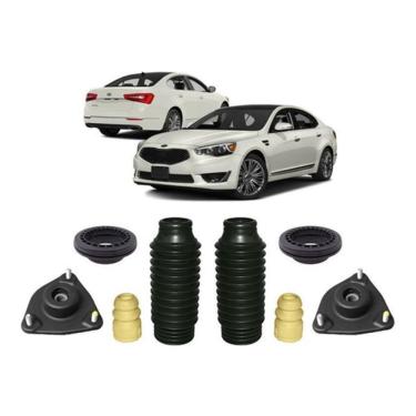 Imagem de 2 Kit Batente Coxim Dianteiro Kia Cadenza 2010 2011 2012 13