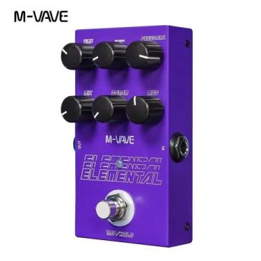 Imagem de Pedal de Delay Digital MVAVE Elemental  9 Efeitos, Modos TAP e HOLD, R