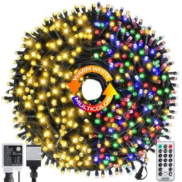 Imagem de Luzes de Natal MZD8391 262 pés 800 LED que mudam de cor