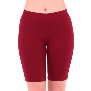 Imagem de Bermuda Ciclista Feminina Anistia Fitness Academia Bordo, P