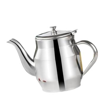 Imagem de Llazsybz Lata de óleo de aço Inoxidável, à Prova de Vazamentos, Multiuso, para Fritar E Armazenar óleo, com Filtro de Malha, Ideal para E Cozinha, 950ml, Tamanho real