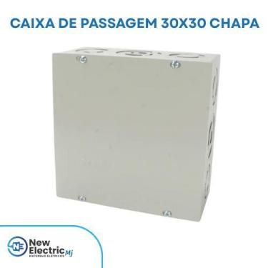 Imagem de Caixa de passagem 30x30 chapa - SEMELHANTE