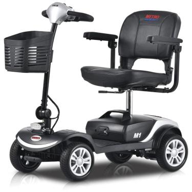 Imagem de Cadeira de Rodas Elétrica Metro Mobility para Idosos, 136 kg de Capacidade, Banco para Adultos, Baterias Rápidas, Viagem.