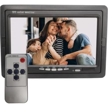 Imagem de Monitor Veicular TFT LCD 7” Digital com Controle Remoto Entrada AV para Câmera e DVD