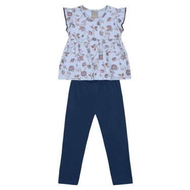 Imagem de Conjunto infantil menina florido Mundi