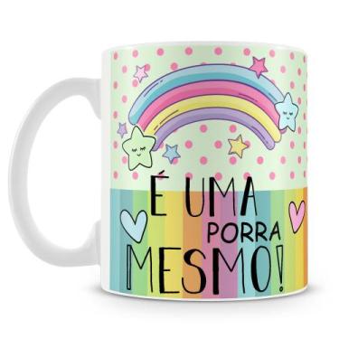 Imagem de Caneca Personalizada Unicórnio com Frase Engraçada - É uma Porra Mesmo