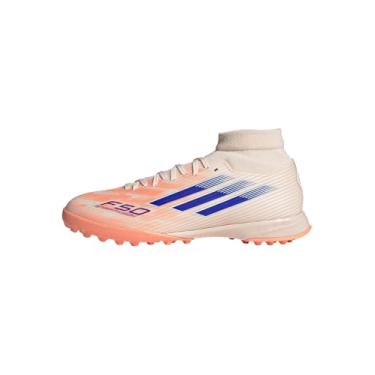 Imagem de adidas Tênis feminino F50 Spark Fusion League Turf, Laranja Bliss, azul lúcido, laranja, 40