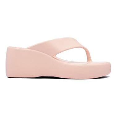 Imagem de Sandália Feminina Plataforma Nuvem Eva Ortopédico Casual (Nude, BR, Adulto, Faixa Numérico, 37, 38)