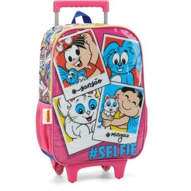 Imagem de Mochila Infantil com Rodinha T. da Monica G Rosa - Luxcel