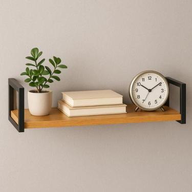 Imagem de Prateleira Suspensa Industrial Nicho Decorativo 30x60cm - Bella Decor 