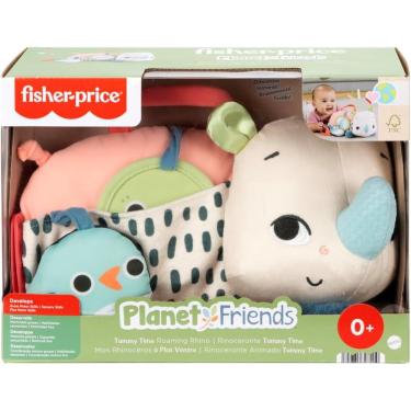 Imagem de Pelúcia Fisher-Price Rinocerente Estímulos E Brincadeiras