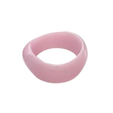 Imagem de Fuqimanman2020 Bracelete de acrílico grosso para mulheres, colorido, irregular, geométrico, resina, pulseira, pulseira larga com placa de acetato de tartaruga, joia moderna, presente, Fixed, Zinco