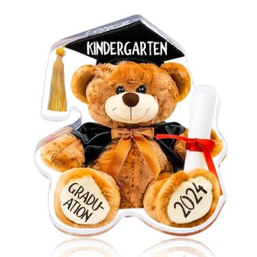 Imagem de WaaHome Presentes de formatura de jardim de infância para crianças meninas meninos 2024 melhores presentes de formatura de jardim de infância para filha filho adorável urso de pelúcia jardim de