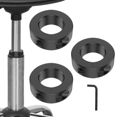 Imagem de Kit de reparo de afundamento de cadeira de escritório, braçadeiras de reparo de ajuste de altura de cadeira de aço para cilindros de 28 mm - sem necessidade de substituição, pare a flacidez da cadeira