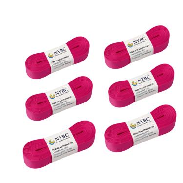 Imagem de Kit 6 Fitas de Gorgurão Fina 10 mm Rosa Chiclete 10 metros