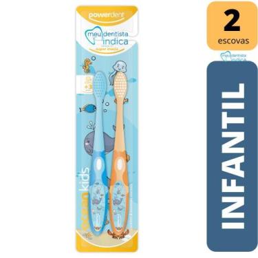 Imagem de Escova Dental Infantil OceanKids  Powerdent  2 unidades