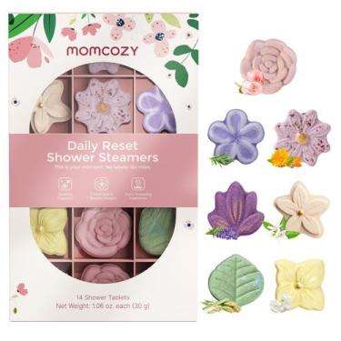 Imagem de Conjunto de presentes Momcozy Shower Steamers, pacote com 14 aromas fl