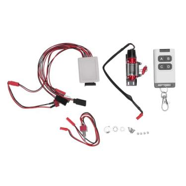 Imagem de RiToEasysports Guincho RC, Liga de Alumínio, Escala 1/10, Controle Remoto de Guincho de Metal Com Receptor, Cabo de Conexão de Plugue T