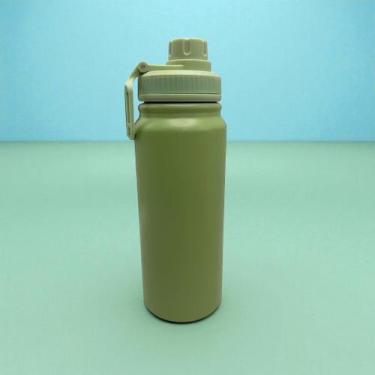 Imagem de Garrafa Térmica Inox Esportiva 600ml  Alta Qualidade e Praticidade - N