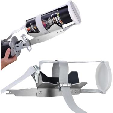 Imagem de Agitador de tinta para serra alternativa - Máquina agitadora de latas de spray para latas de 5 a 10 cm - Acessório misturador de aço inoxidável para tinta, mancha, verniz e aerossóis