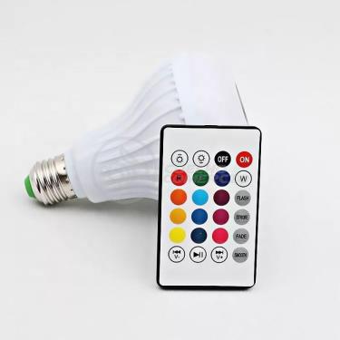 Imagem de Lâmpada Led 12W E27 Rgb Colorida Com Caixa De Som