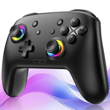 Imagem de GAMEASY Wireless Switch Controllers, Pro Controller for Switch 2/1/Lite/Oled/PC,Bluetooth Gamepad with Wake-up/C-Key/Hall Effect Joystick/1000mAh Battery/Macro/Turbo/Vibration/Motion Control Black