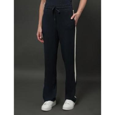 Imagem de Calça Feminina Retilínea em Contraste Calvin Klein Jeans-Feminino