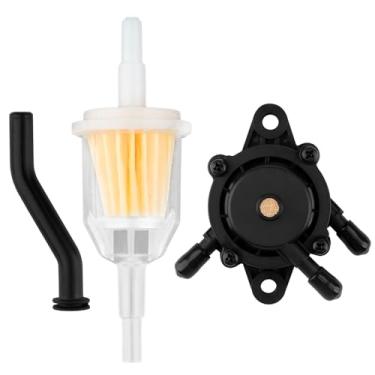 Imagem de Kit de bomba de combustível 808656 com filtro de combustível para trator de cortador de grama B&S, substituição de bomba de combustível a vácuo a gás para Honda Yamaha 491922 691034 692313 808492 para