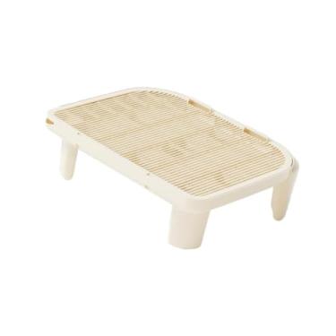 Imagem de WeiLaiKeQi Tapete de areia para gatos de estimação Bandeja de areia para gatinhos Almofada para pés Tapete de armadilha para areia para gatos para suprimentos, CafÉ