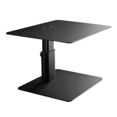 Imagem de Generic Suporte para Monitor de Mesa Com Ajustável e Antiderrapante Design Ergonômico para Economia de Espaço de Escritório Confortável para Computador Laptop Metal (Preto)
