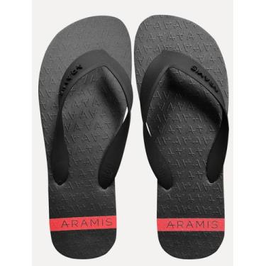 Imagem de Chinelo Aramis Masculino ARM1158 Tape Preto Tamanho Calçado:41/42