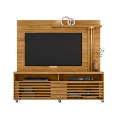 Imagem de Rack com Painel para TV até 65 Polegadas Frizz 2 Portas Cumaru