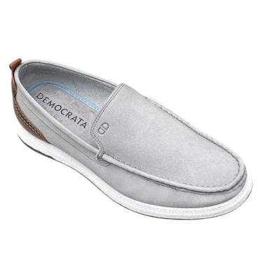 Imagem de Mocassim Democrata Easy Flop Pulse Masculino, Cinza, 37
