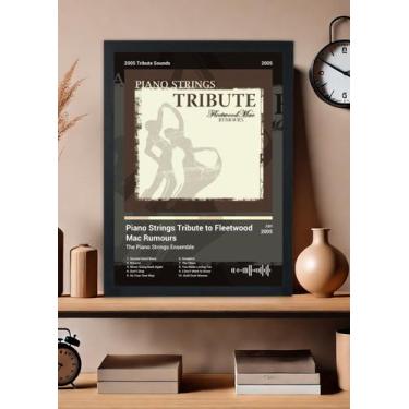 Imagem de Quadro Decorativo Fleetwood Mac Rumours (Dark) Com Vidro Tamanho:21cm 