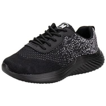 Imagem de Tênis infantil molekinho 2832336, Preto, Cinza, 28