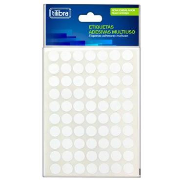 Imagem de Etiqueta Adesiva Multiuso 19mm Branca 6 Folhas 210 Unidades - Tilibra,