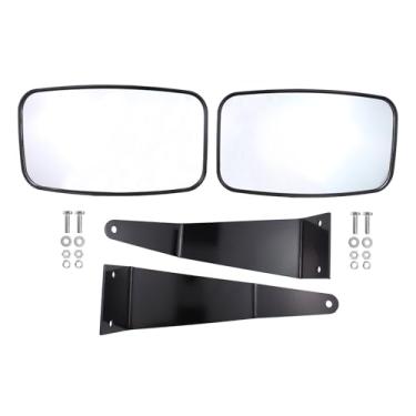 Imagem de DriveFix Espelhos laterais retrovisores de trator com braços fixos esquerdo e direito para John Deere Série 5000 6000 5055E 5065E 5075E 5083E 5093E 5065M 5075M 5100M 5115M 6330 6430 6530 6020 6020