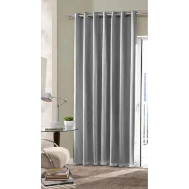 Imagem de Cortina Blackout Tecido 2,00 x 2,50 - 1 Folha - ADMIRARE, Cinza Claro