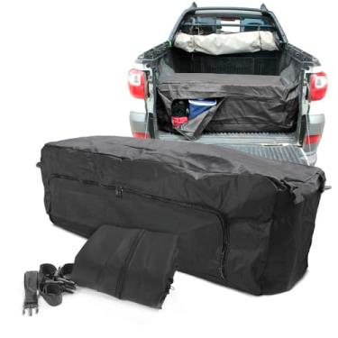 Imagem de Bolsa Organizadora para Caçamba 216 Litros Pick up Picape Compatível com Montana Strada Saveiro Toro Abertura Frontal