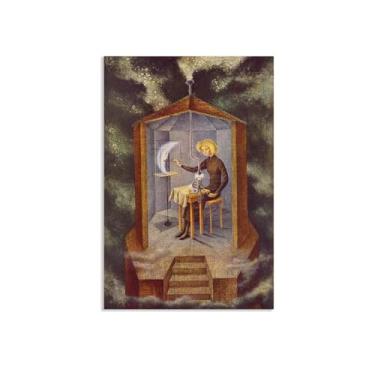 Imagem de Zeichn8u Remedios Varo Canvas Star Maker pôsteres arte de parede surrealismo decoração de casa remédios Varo impressões artísticas pinturas sala de estar quarto presente decoração de parede 100 x 70