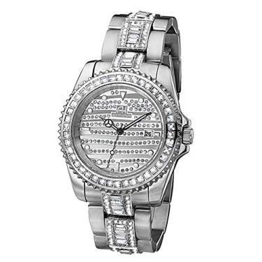 Imagem de Relógio Feminino Champion Ana Hickmann Cristais AH28197Q Colar e Brincos