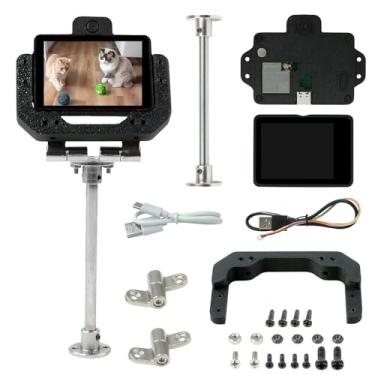 Imagem de XiaoR Geek Módulo de visão AI ESP32-S3 com câmera, WiFi, tela - reconhecimento de rosto/QR/cor de código aberto para Arduino, Raspberry Pi, STEM e robótica (kit de exibição ESP32-S3 com suporte)