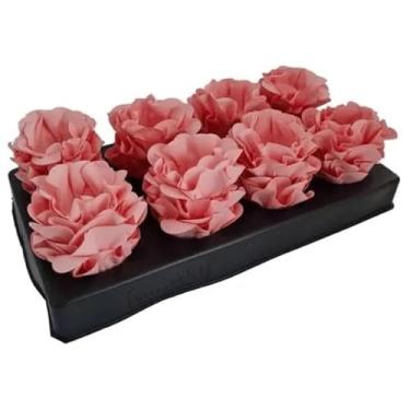 Imagem de Forminhas para Doces Finos em Formato de Flor 40 Unidades | Duas Camadas de Pétalas | Base 3cm para Bombom | Ideal para Casamentos, Festas, Aniversários e Batizados (Rosa Água)