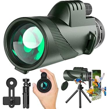 Imagem de Monocular-Telescope 80 x 100 monóculos de alta potência de alta definição para adultos - como verde
