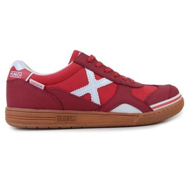 Imagem de Chuteira de Futsal Masculina Munich Gresca 08 Vermelha - 300-Masculino