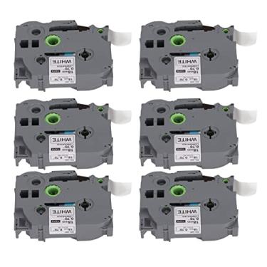 Imagem de Cryfokt Fita Adesiva para Etiquetagem à Prova D'água, Adesivo Forte, Alta Resistência, Impressão Rápida para PT P700 para Crachás, Instruções de Operação, Etiquetas, Identificação de Material,