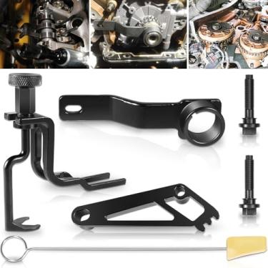 Imagem de 6 peças de ferramentas de correia dentada para motores Ford 4.6L 5.4L 6.8L 3V, kit de ferramentas de compressor de mola de válvula, ferramenta de retenção de Cam Phaser, ferramenta de cunha de