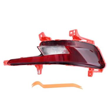 Imagem de Getfarway 92406-F2510 Luz traseira do refletor do para-choque do lado do passageiro direito compatível com Hyundai Elantra 2019 2020 Par de lâmpada de luz de freio de reserva substitui 92406F2510